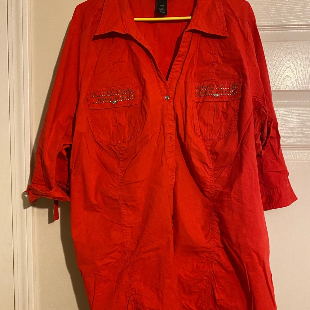 Lane Bryant button down